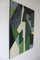 Bodasca, Composition in Green after De Stael, Acrylic Painting 5
