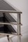 Nesting Table in Metal and Black Lacquered Wood 10