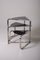 Nesting Table in Metal and Black Lacquered Wood 3