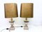 Italian Table Lamps with Ceramic Bases by Zaccagnini, 1960s, Set of 2 14