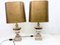 Italian Table Lamps with Ceramic Bases by Zaccagnini, 1960s, Set of 2 13