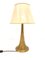 Brass Table Lamp with Trumpet Base, 1970s, Image 8