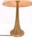 Lámpara de mesa de latón con base de trompeta, años 70, Imagen 2