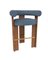 Moderner Collector Bar Chair aus Tricot Seafoam Stoff und Räuchereiche von Alter Ego 3