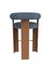 Moderner Collector Bar Chair aus Tricot Seafoam Stoff und Räuchereiche von Alter Ego 4
