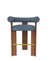 Moderner Collector Bar Chair aus Tricot Seafoam Stoff und Räuchereiche von Alter Ego 1