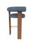 Moderner Collector Bar Chair aus Tricot Seafoam Stoff und Räuchereiche von Alter Ego 2