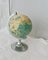 Ornement de Bureau Globe Terrestre avec Support Chromé, 1950s 7
