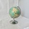 Ornement de Bureau Globe Terrestre avec Support Chromé, 1950s 1