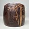 Kiri Maki-E Hibachi antico in bambù, Giappone, fine XIX secolo, Immagine 9