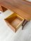 Mid-Century Danish Bow Front Teak Writing Desk by Svend Aage Madsen for H.P. Hansen, 1960s, Image 7