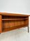 Mid-Century Danish Bow Front Teak Writing Desk by Svend Aage Madsen for H.P. Hansen, 1960s 14