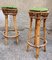Stools in Rattan, 1950s, Set of 2 1