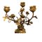Louis XVI Kerzenhalter aus Vergoldeter Bronze & Marmor, 2er Set 5