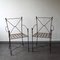 Provençal Style Wrought Iron Armchairs, 1970s, Set of 2 2