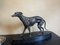 Art Deco Greyhound Hund aus Marmor, 1920er 15