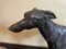Art Deco Greyhound Hund aus Marmor, 1920er 4