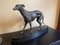 Art Deco Greyhound Hund aus Marmor, 1920er 1