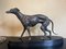 Art Deco Greyhound Hund aus Marmor, 1920er 2