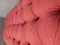 Panche vintage in tessuto rosa, anni '50, set di 2, Immagine 5