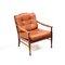 Vintage Leather Armchair from Ulferts, Sweden, 1970s 8