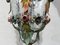 Lámpara colgante Tole Flower de hierro forjado, años 50, Imagen 15
