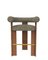 Moderner Collector Bar Chair aus Safire 01 Stoff und Räuchereiche von Alter Ego 1