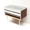 Vintage Glass Console with Drawers, 1970s 5