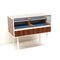 Vintage Glass Console with Drawers, 1970s, Image 6