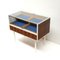 Vintage Glass Console with Drawers, 1970s 8