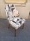 Vintage Bedroom Armchair with Wooden Legs, 1950s, Image 6