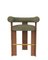 Collector Modern Cassette Bar Chair in Safire 05 Fabric and Smoked Oak by Alter Ego, Image 1