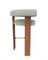Collector Modern Cassette Bar Chair in Safire 06 Fabric and Smoked Oak by Alter Ego 2
