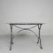 Bistro Table with Marble Top, Veriere Paris, 1920s 21