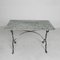 Bistro Table with Marble Top, Veriere Paris, 1920s 16