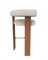 Moderner Collector Bar Chair aus Safire 07 Stoff und Räuchereiche von Alter Ego 2