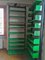 Vintage Wall Bookcase in Green Iron, 1970s 2