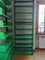 Vintage Wall Bookcase in Green Iron, 1970s 3