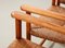 Armchairs in Beech and Rush, the Netherlands, 1940s, Set of 4, Image 8