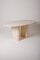 Beige Travertine Dining Table, Image 1