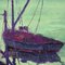 Jean Paul Guinegault, paisaje marino, pintura al óleo, siglo XX, enmarcado, Imagen 6
