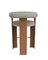 Moderner Collector Bar Chair aus Safire 08 Stoff und Räuchereiche von Alter Ego 4