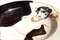 Nude Keramik Teller für Damen von Salvatore Fiume Rossicone 5