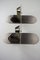 Stainless Steel Wall Lights, 1980s, Set of 2, Image 3