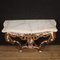 Louis XV Console with Marble Top, 1980s 7