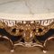 Louis XV Console with Marble Top, 1980s 9