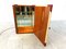 Italian Goatskin Book Shaped Dry Bar Cabinet attributed to Aldo Tura, 1950s 3