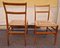Light Dining Chair by Gio Ponti for Cassina, 1950s, Set of 2 2