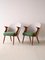 Scandinavian Armchairs with Armrests, 1960s, Set of 2 3