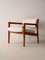 Padded Armchair with Teak Structure, 1960s 1